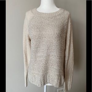 Sparkly ivory sweater